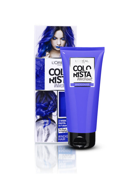 L'Oreal Paris Colorista Washout zmywalna farba do włosów #INDIGOHAIR