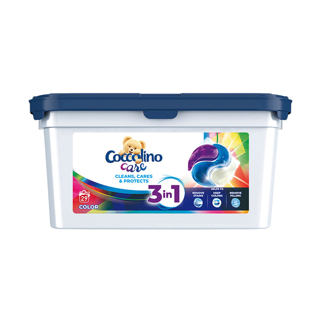 Coccolino Care kapsułki do prania tkanin kolorowych 3w1 29szt