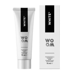 Woom White+ wybielająca pasta do zębów odświeżająca oddech 75ml