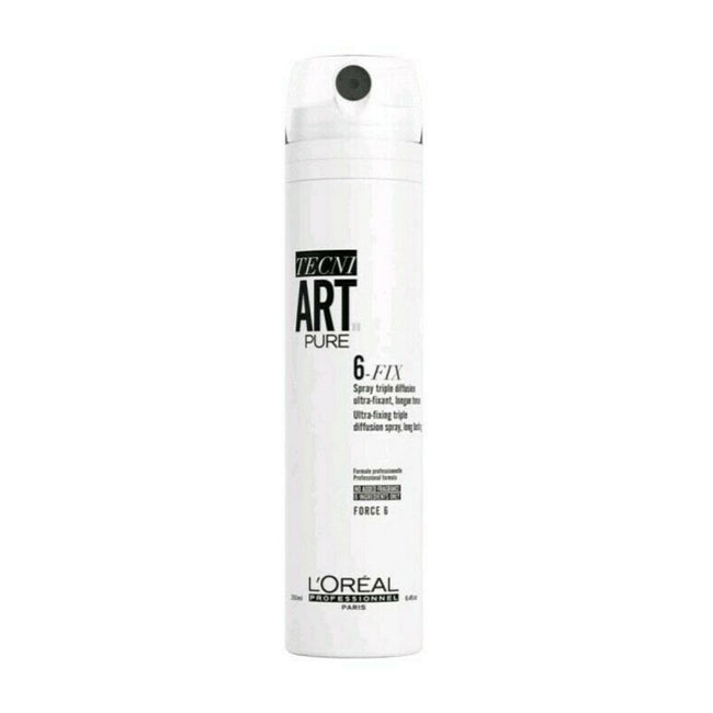 L'Oreal Professionnel Tecni Art Pure 6-Fix Ultra-Fixing Triple Diffusion Spray lakier do włosów Force 6 250ml