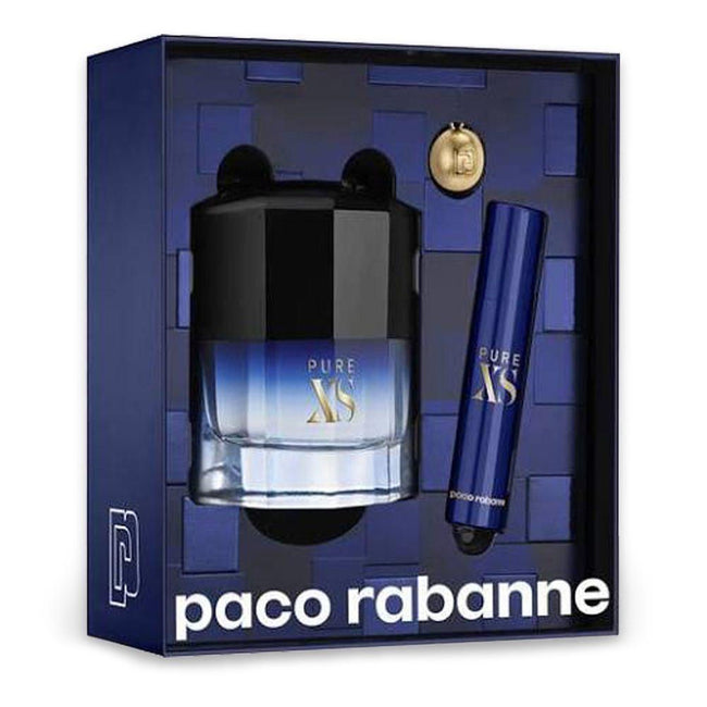Paco Rabanne Pure XS zestaw woda toaletowa spray 50ml + miniatura wody toaletowej 10ml + breloczek
