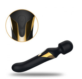 Marc Dorcel Dual Orgasms masażer z wibratorem rotacyjnym Black Gold