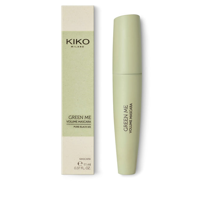 KIKO Milano Green Me Volume Mascara tusz zapewniający ekstremalny efekt objętości 101 Pure Black 11ml