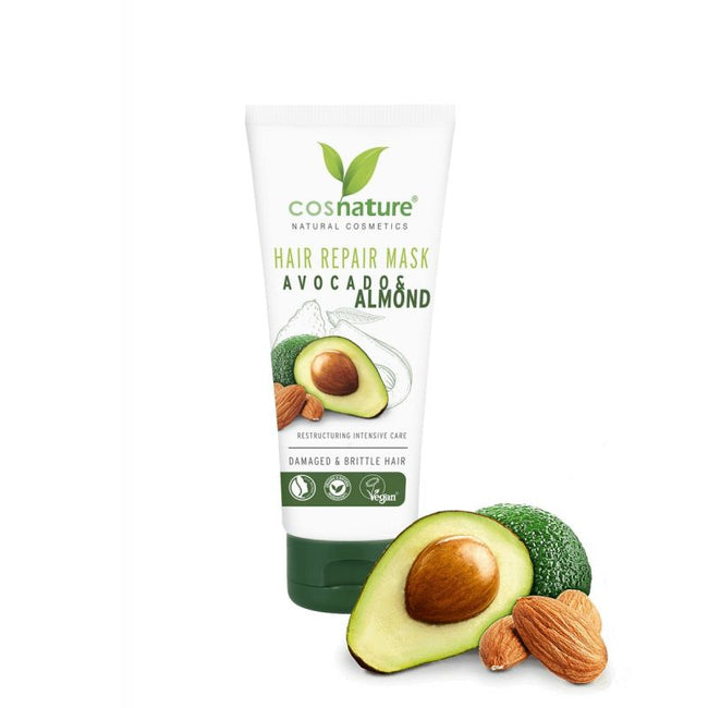 Cosnature Hair Repair Mask naturalna regenerująca maska do włosów z awokado i migdałami 100ml