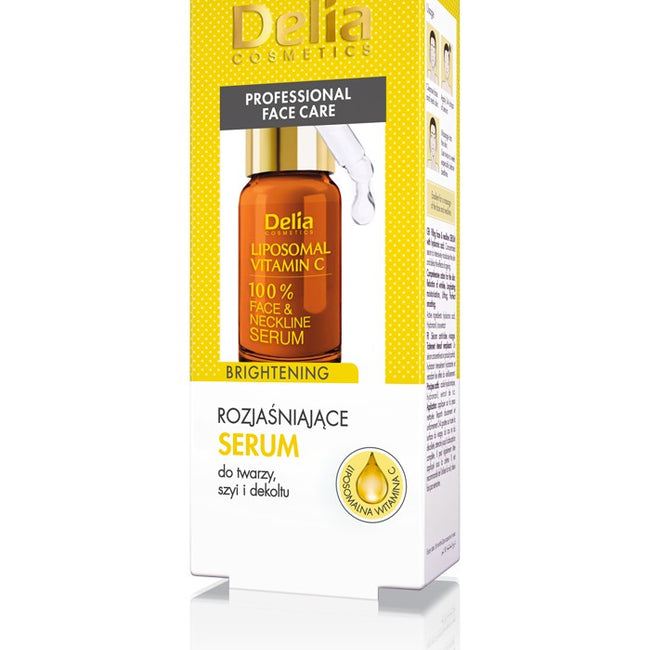Delia Professional Face Care rozjaśniające serum do twarzy szyi i dekoltu Witamina C 10ml
