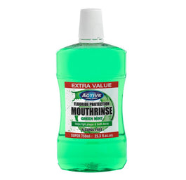 Beauty Formulas Active Alcohol Free Mounthwash płyn do płukania jamy ustnej bez alkoholu z zieloną miętą 750ml