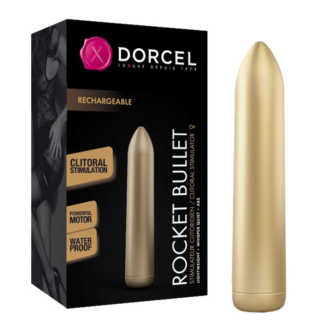 Marc Dorcel Rocket Bullet konwencjonalny wibrator rodzaju bullet Gold