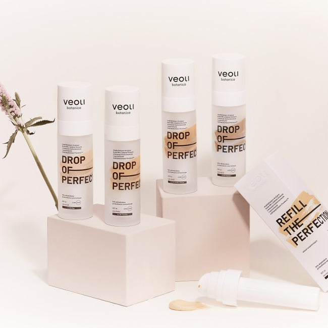 Veoli Botanica Drop Of Perfection SPF20 wygładzająco-kryjący krem BB o lekkiej formule 4.0 N-Amber 30ml