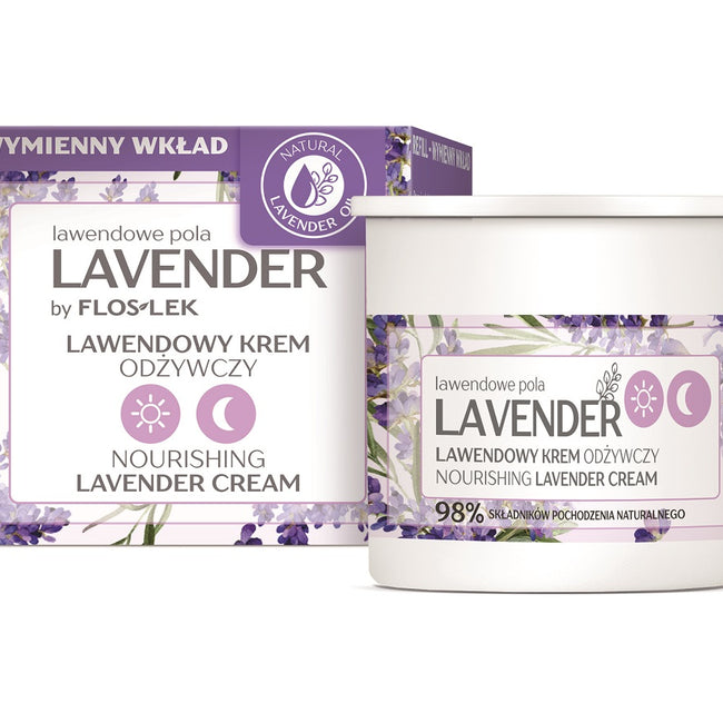 Floslek Lavender lawendowy krem odżywczy na dzień i na noc Refill 50ml