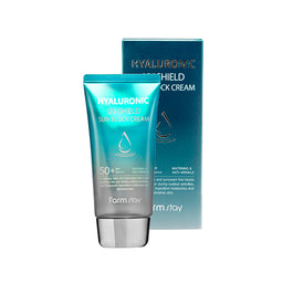 Farm Stay Hyaluronic UV Shield Sun Block Cream SPF50+ kremowy bloker przeciwsłoneczny z kwasem hialuronowym 70g