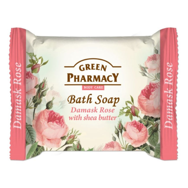 Green Pharmacy Bath Soap mydło w kostce Róża Damasceńska i Masło Shea 100g