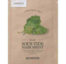 SKINFOOD Kale Sous Vide Mask Sheet odświeżająco-nawilżająca maseczka w płachcie 22g