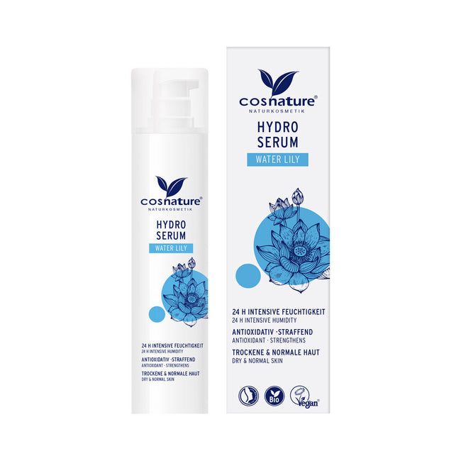 Cosnature Hydro Serum Waterlily naturalne hydro serum do twarzy z lilią wodną 30ml