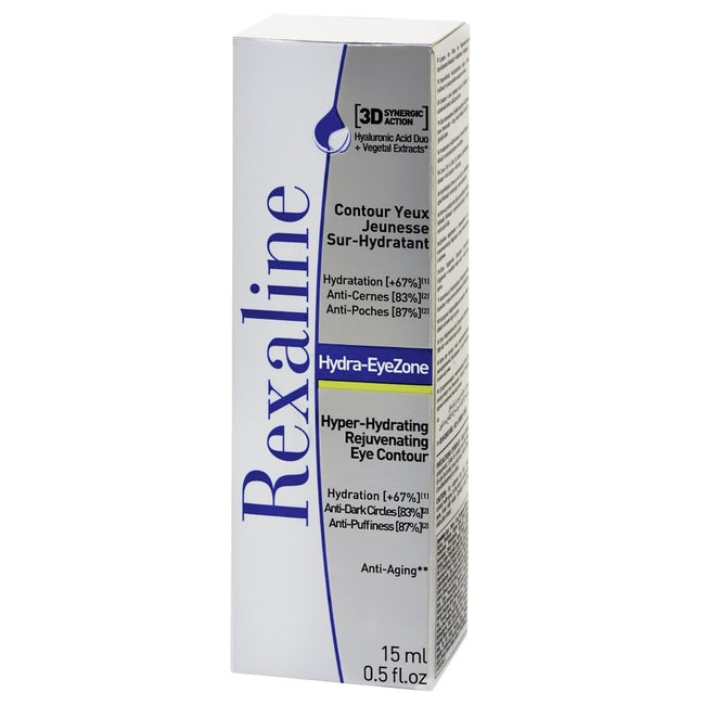 Rexaline 3D Hydra-EyeZone Hyper-Hydrating Rejuvenating Eye Contour intensywnie nawilżający krem odmładzający do okolic oczu 15ml