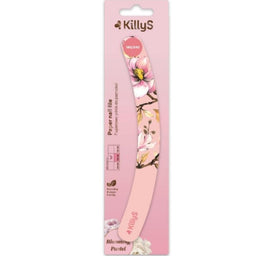 KillyS Blooming Pastel Paper Nail File papierowy pilnik do paznokci banan 180/240 Brzoskwiniowy