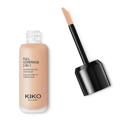 KIKO Milano Full Coverage 2-In-1 Foundation & Concealer mocno kryjący podkład i korektor 2 w 1 Warm Rose 10 25ml