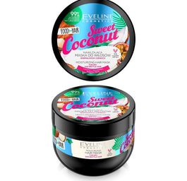 Eveline Cosmetics Food For Hair Sweet Coconut maska do włosów normalnych i cienkich nawilżenie i połysk 500ml