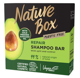 Nature Box Avocado Oil regenerujący szampon do włosów w kostce z olejem awokado 85g