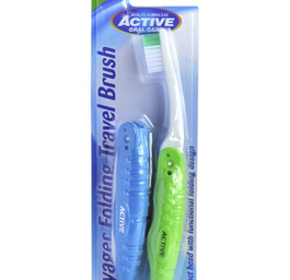 Active Oral Care Voyager Folding Travel Brush podróżne szczoteczki do zębów Medium 2szt.