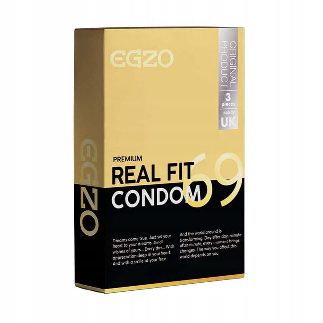 EGZO Traditional Condom prezerwatywy Real Fit 3szt.