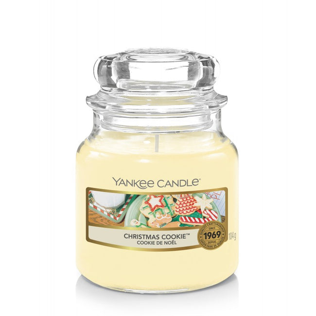 Yankee Candle Świeca zapachowa mały słój  Christmas Cookie 104g