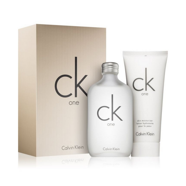 Calvin Klein CK One zestaw woda toaletowa spray 200ml + balsam do ciała 200ml