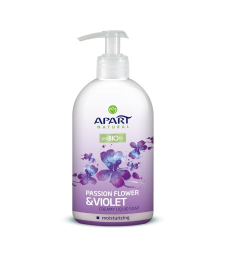 Apart Natural Prebiotic kremowe mydło w płynie Passion Flower & Violet 500ml