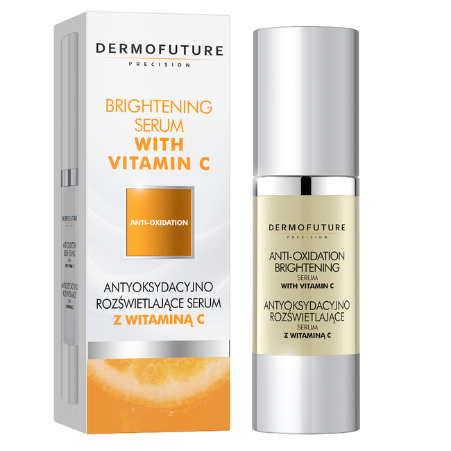 Dermofuture Anti-Oxidation Brightening Serum antyoksydacyjno rozświetlające serum z witaminą C do twarzy na noc 30ml