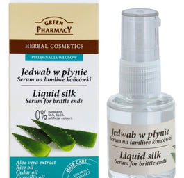 Green Pharmacy Liquid Silk jedwab w płynie serum na łamliwe końcówki 30ml