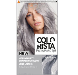 L'Oreal Paris Colorista Permanent Gel trwała farba do włosów #silvergrey