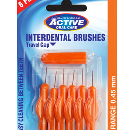Active Oral Care Interdental Brushes czyściki do przestrzeni międzyzębowych 0.45mm 6szt.