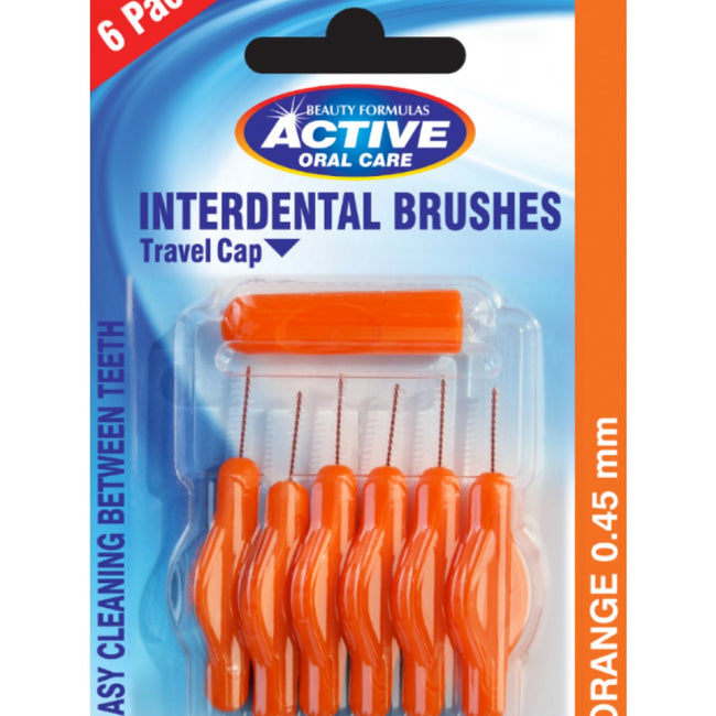 Active Oral Care Interdental Brushes czyściki do przestrzeni międzyzębowych 0.45mm 6szt.