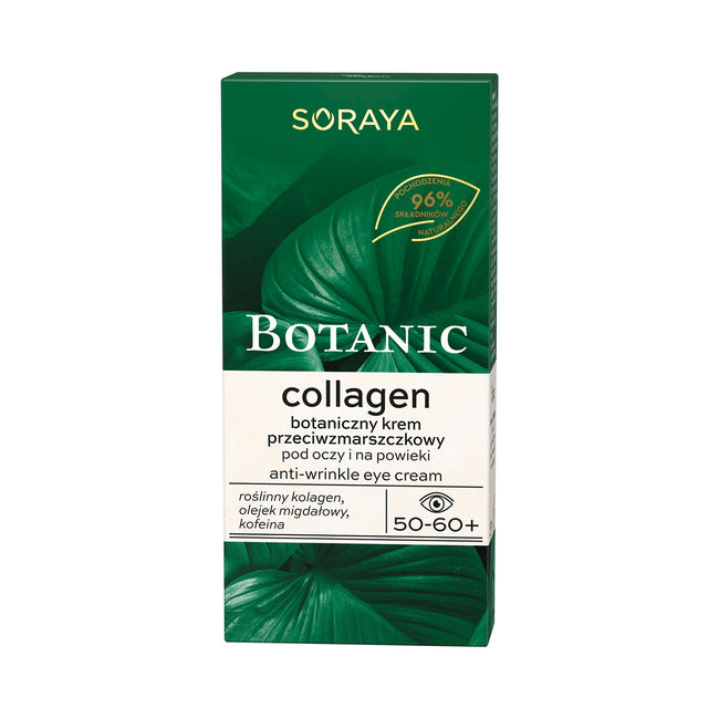 Soraya Botanic Collagen 50-60+ botaniczny krem przeciwzmarszczkowy pod oczy i na powieki 15ml