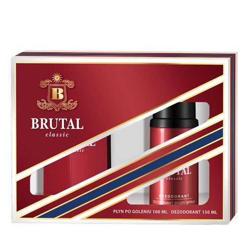 la rive brutal classic woda po goleniu 100 ml   zestaw