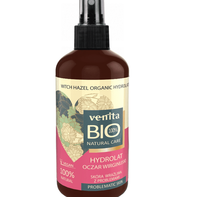Venita Bio Natural Care Hydrolat skóra wrażliwa Oczar Wirginijski 100ml