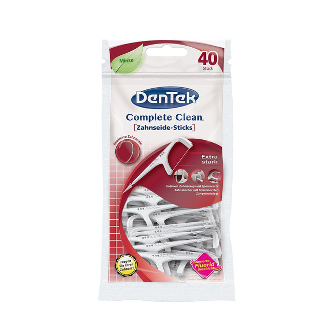 DenTek Complete Clean wykałaczki do zębów z nitką uniwersalne 40szt