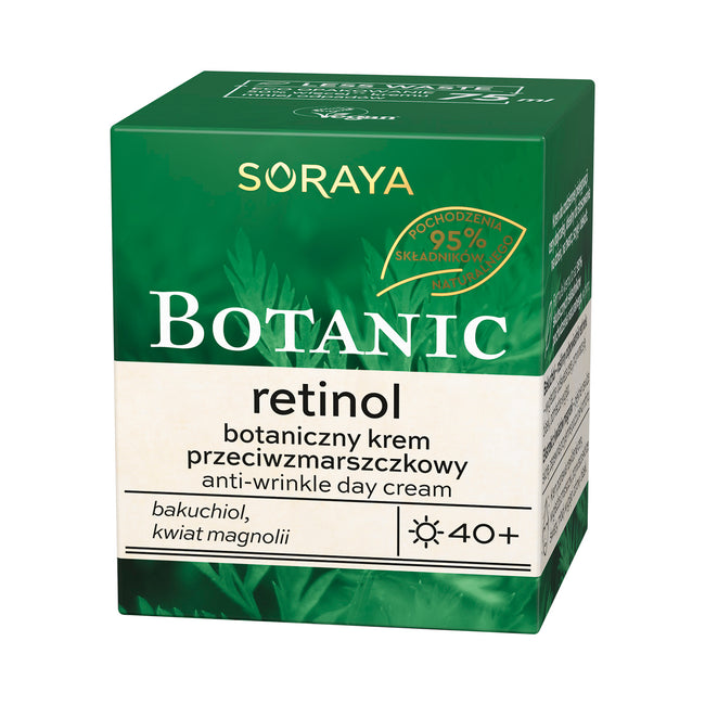 Soraya Botanic Retinol 40+ botaniczny krem przeciwzmarszczkowy na dzień 75ml