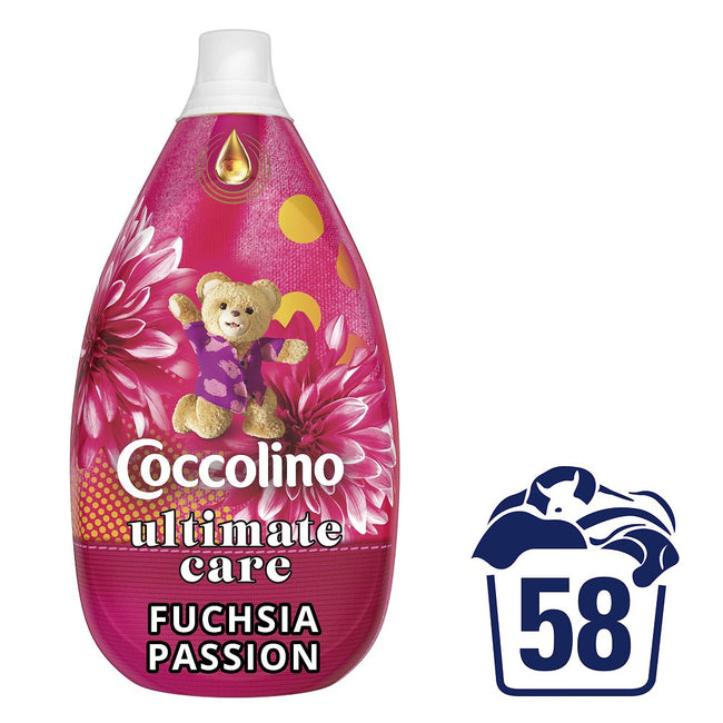 Coccolino Ultimate Care Fuchsia Passion płyn do płukania z technologią chroniącą tkaniny 870ml