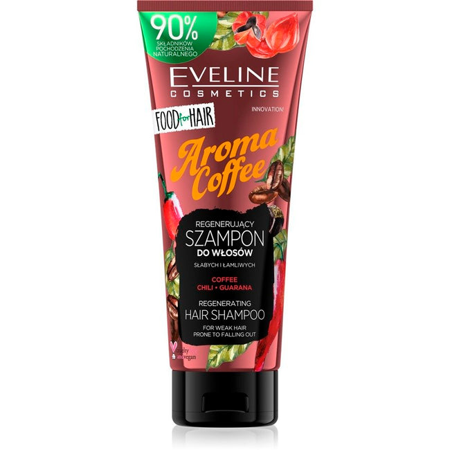 Eveline Cosmetics Food For Hair Aroma Coffee szampon do włosów słabych i łamliwych 250ml