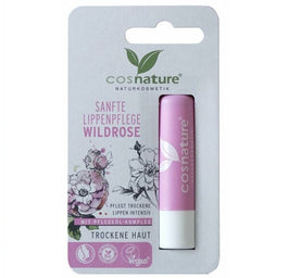 Cosnature Lip Care naturalny ochronny balsam do ust z olejkiem z dzikiej róży 4.8g