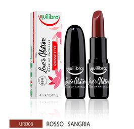 Equilibra Love's Nature Lipstick pomadka do ust 08 Red Sangria 4ml