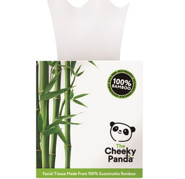 The Cheeky Panda Bamboo Facial Tissue bambusowe chusteczki uniwersalne pudełko kostka 56szt