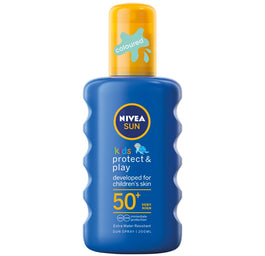 Nivea Sun Kids Protect & Play nawilżający spray ochronny na słońce dla dzieci SPF50 200ml