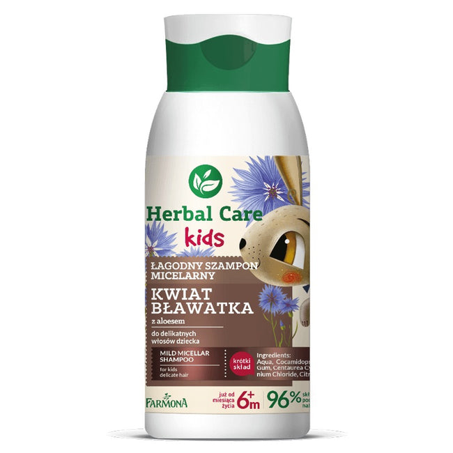 Farmona Herbal Care Kids łagodny szampon micelarny Kwiat Bławatka 300ml