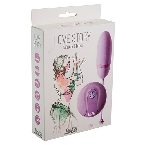 Lola Games Love Story Vibrating Egg Mata Hari jajko wibracyjne z pilotem Purple