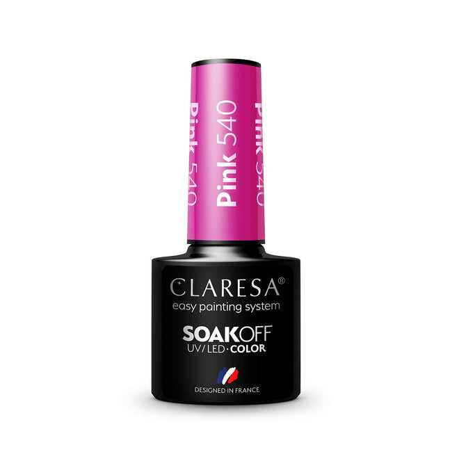 Claresa Soak Off UV/LED Pink lakier hybrydowy 540 5g