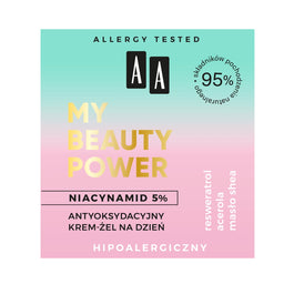 AA My Beauty Power Niacynamid 5% antyoksydacyjny krem-żel na dzień 50ml