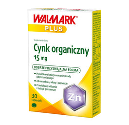 WALMARK Cynk organiczny 15mg suplement diety 30 tabletek