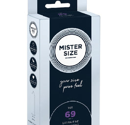 Mister Size Condoms prezerwatywy dopasowane do rozmiaru 69mm 10szt.