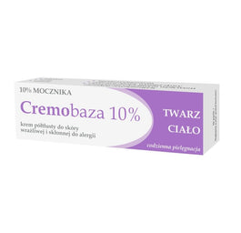 Cremobaza 10% Mocznika krem półtłusty do skóry wrażliwej i skłonnej do alergii 30g